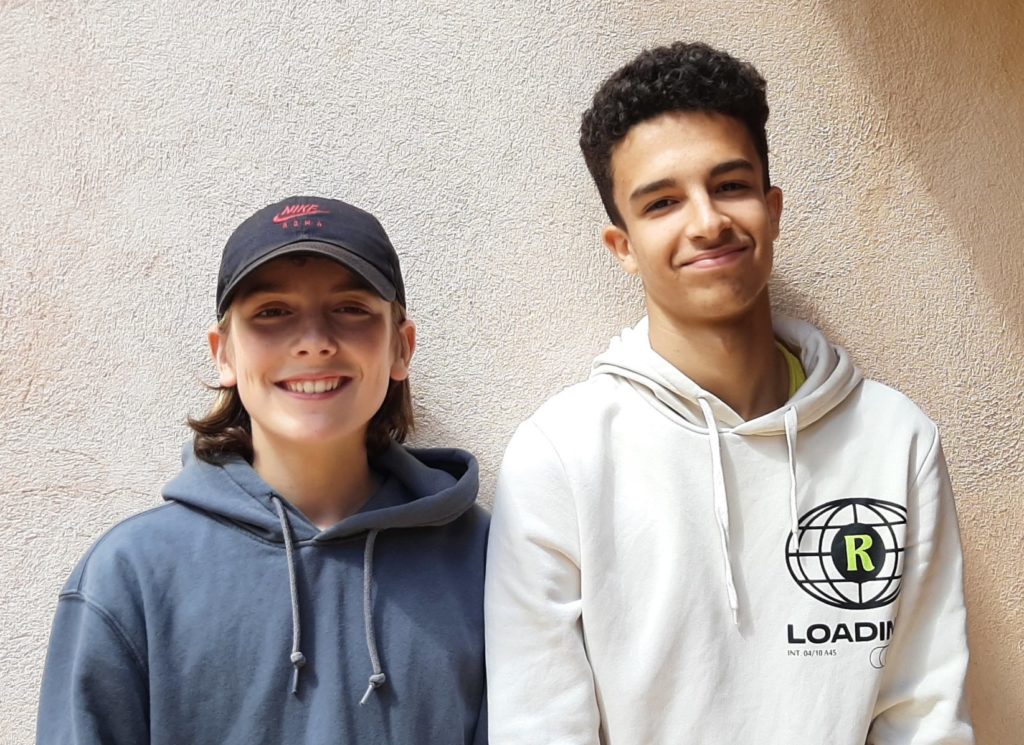 Simon et Ismaël, élèves en première à Marseille, ont participé à la session révisions à Lérins du printemps 2022.